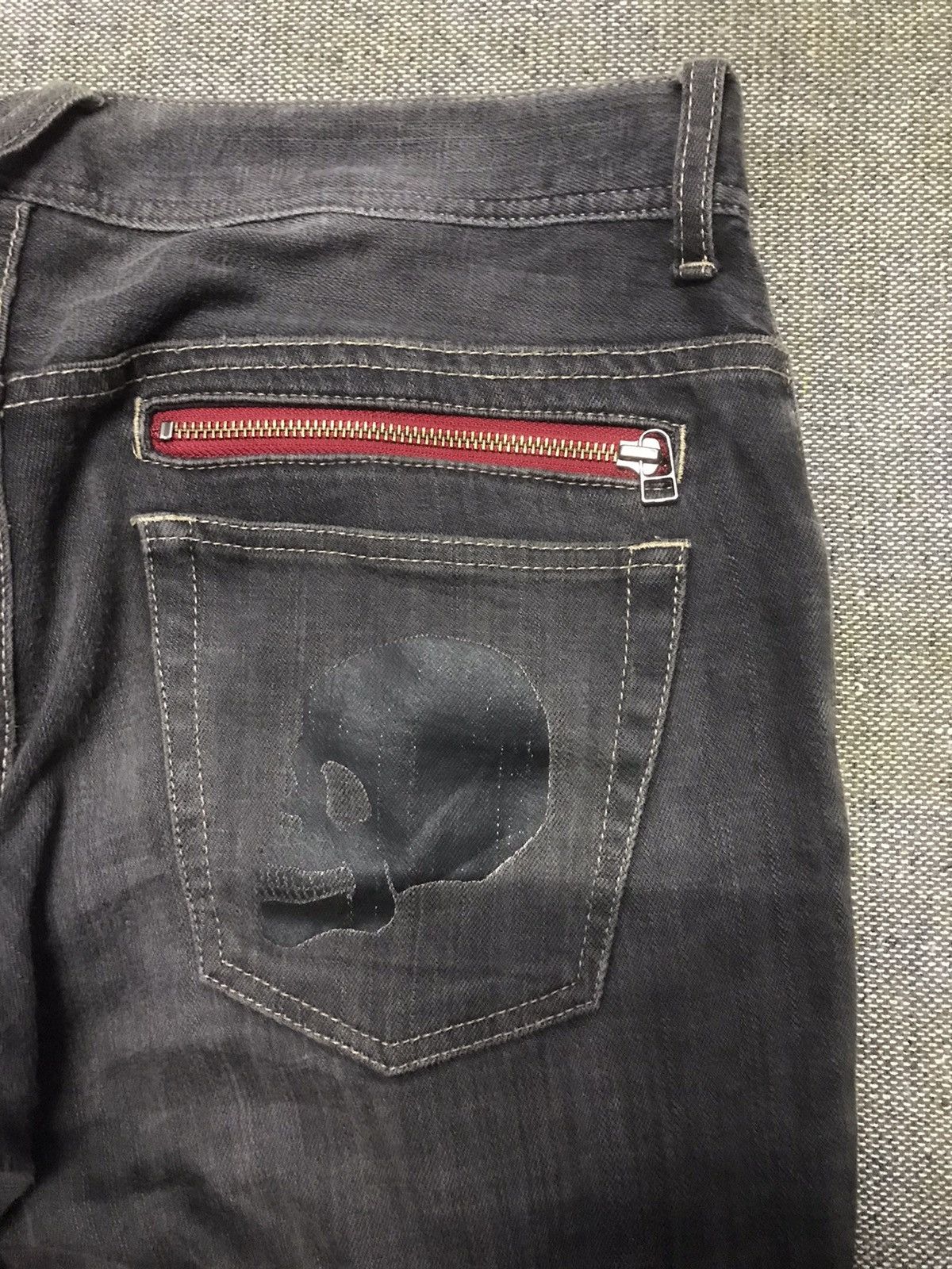 Japanese Brand × PPFM PPFM Skull Logo Denim Size 34x32 Size US 34 / EU 50 - 6 Thumbnail