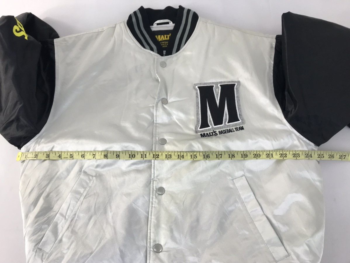 Vintage Suntory Malts Draft Beer Baseball Team Varsity Jacket Design Size US L / EU 52-54 / 3 - 11 Thumbnail