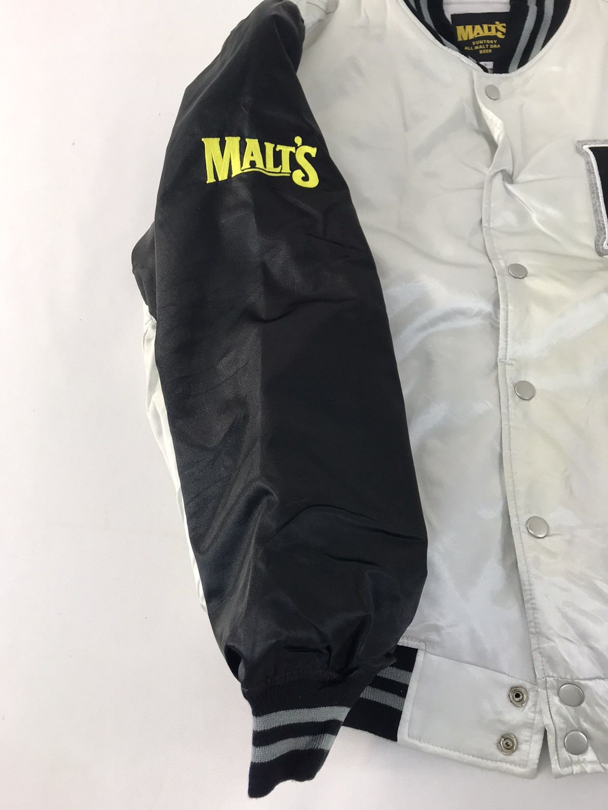 Vintage Suntory Malts Draft Beer Baseball Team Varsity Jacket Design Size US L / EU 52-54 / 3 - 4 Thumbnail