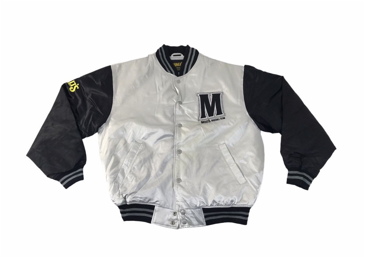 Vintage Suntory Malts Draft Beer Baseball Team Varsity Jacket Design Size US L / EU 52-54 / 3 - 1 Thumbnail