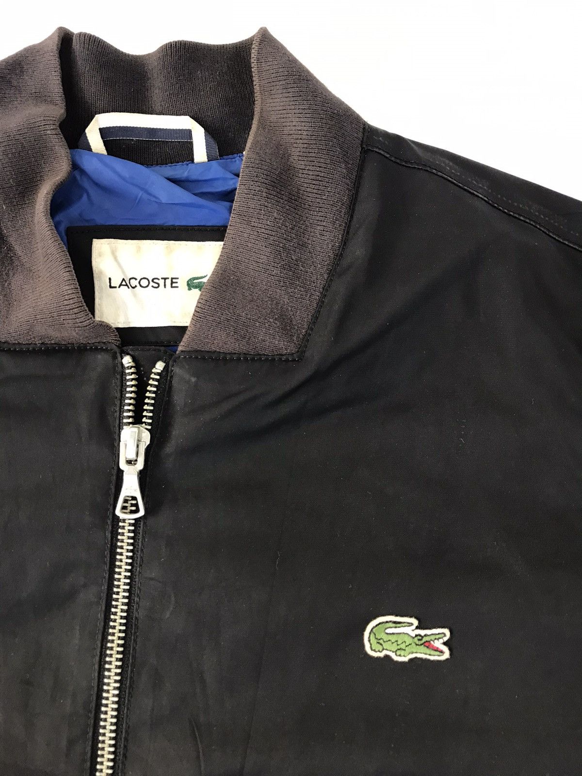 Designer Lacoste Simple Bomber Jacket Embroidery Logo Style Size US L / EU 52-54 / 3 - 4 Thumbnail