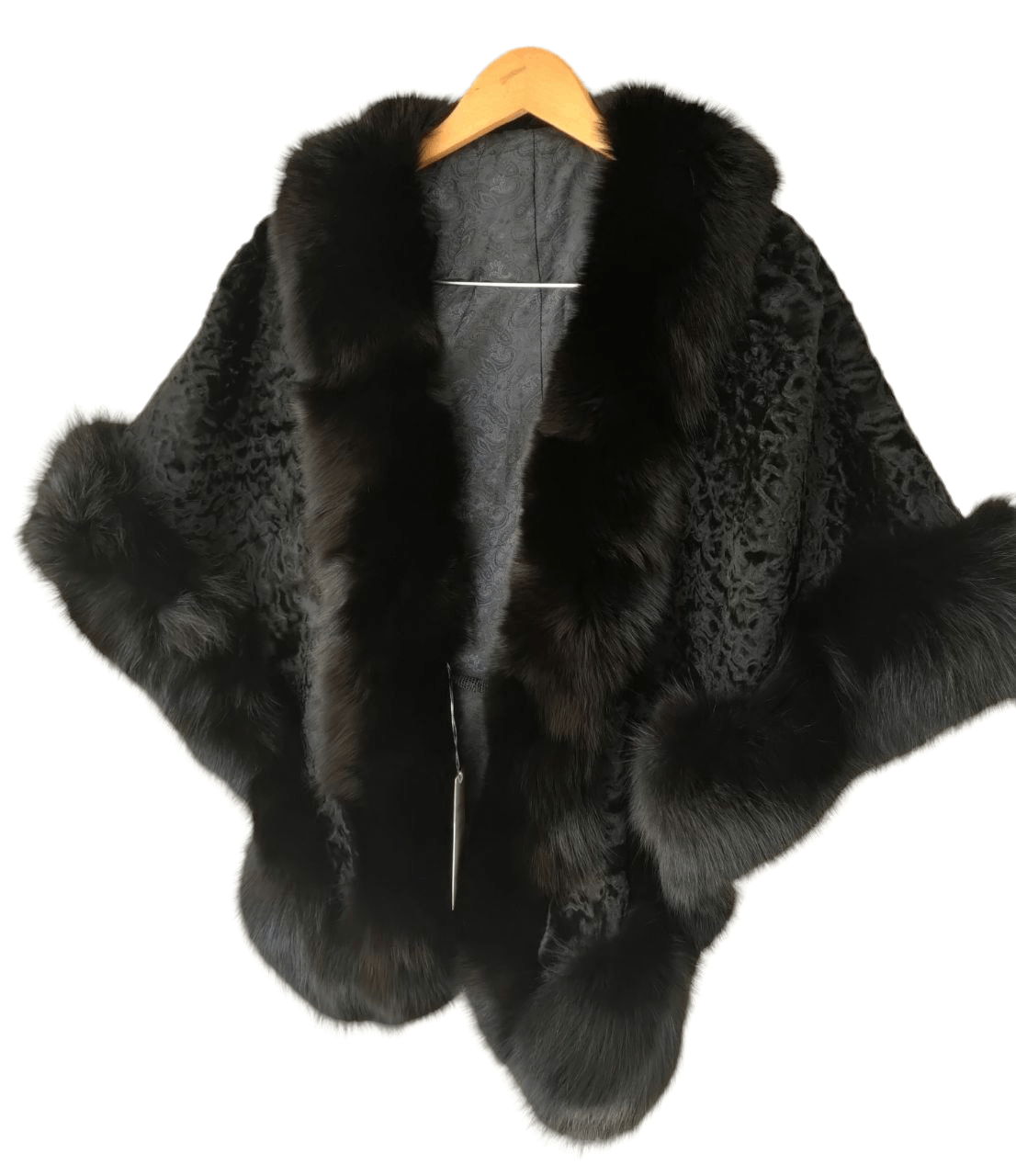 Japanese Brand Very Rare Vintage Suzuko Fur Arase Amebro Cape Size ONE SIZE - 3 Thumbnail