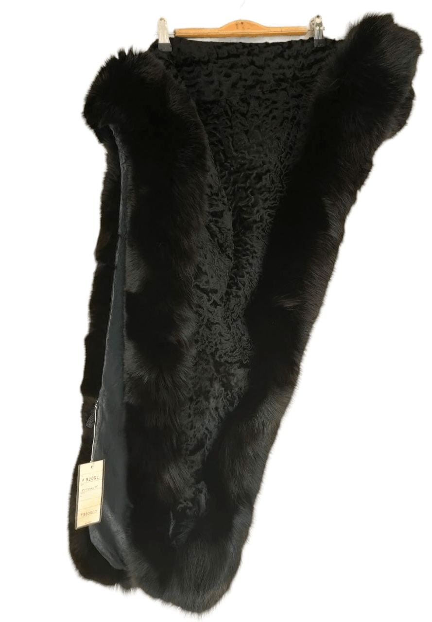 Japanese Brand Very Rare Vintage Suzuko Fur Arase Amebro Cape Size ONE SIZE - 9 Thumbnail