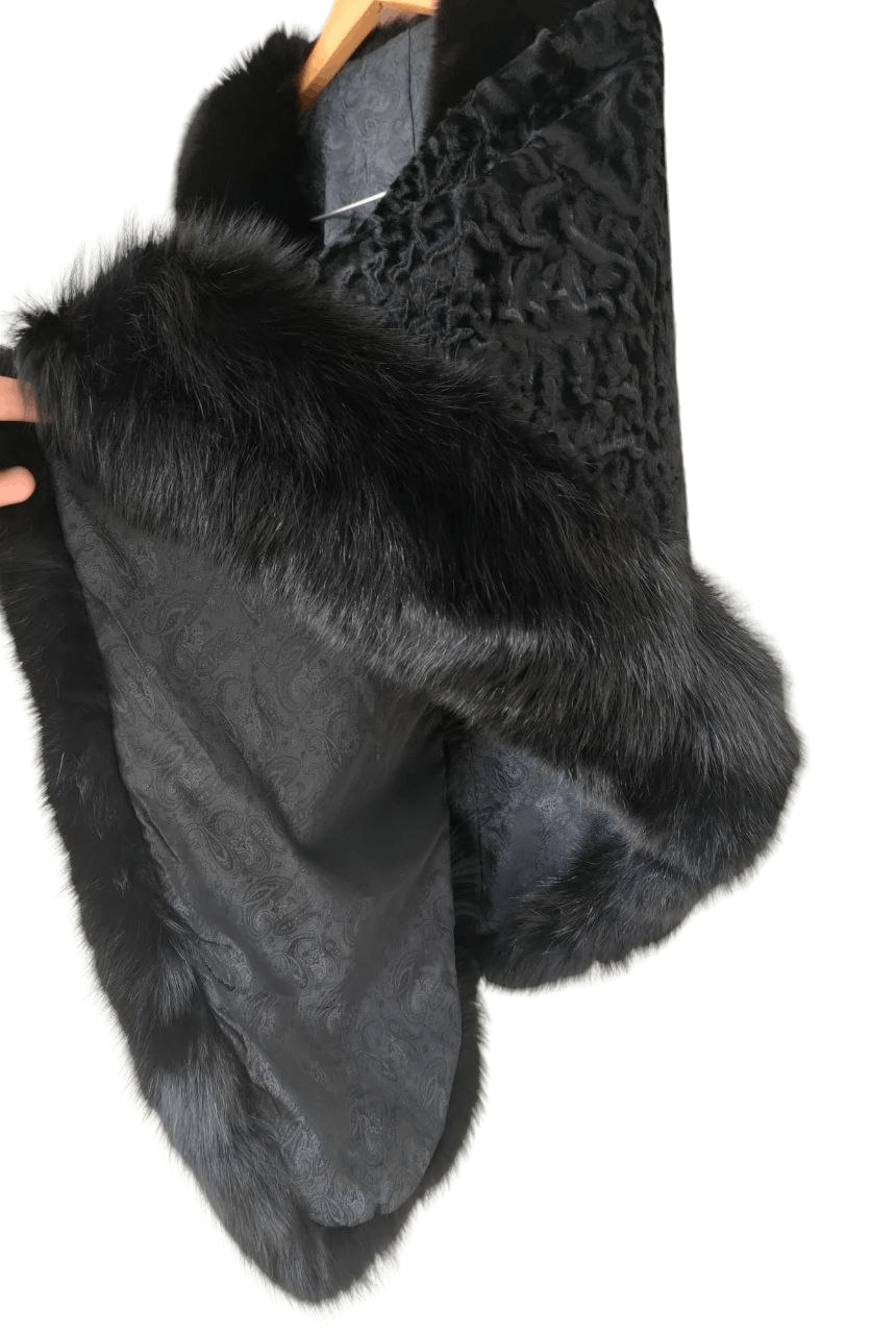 Japanese Brand Very Rare Vintage Suzuko Fur Arase Amebro Cape Size ONE SIZE - 8 Thumbnail