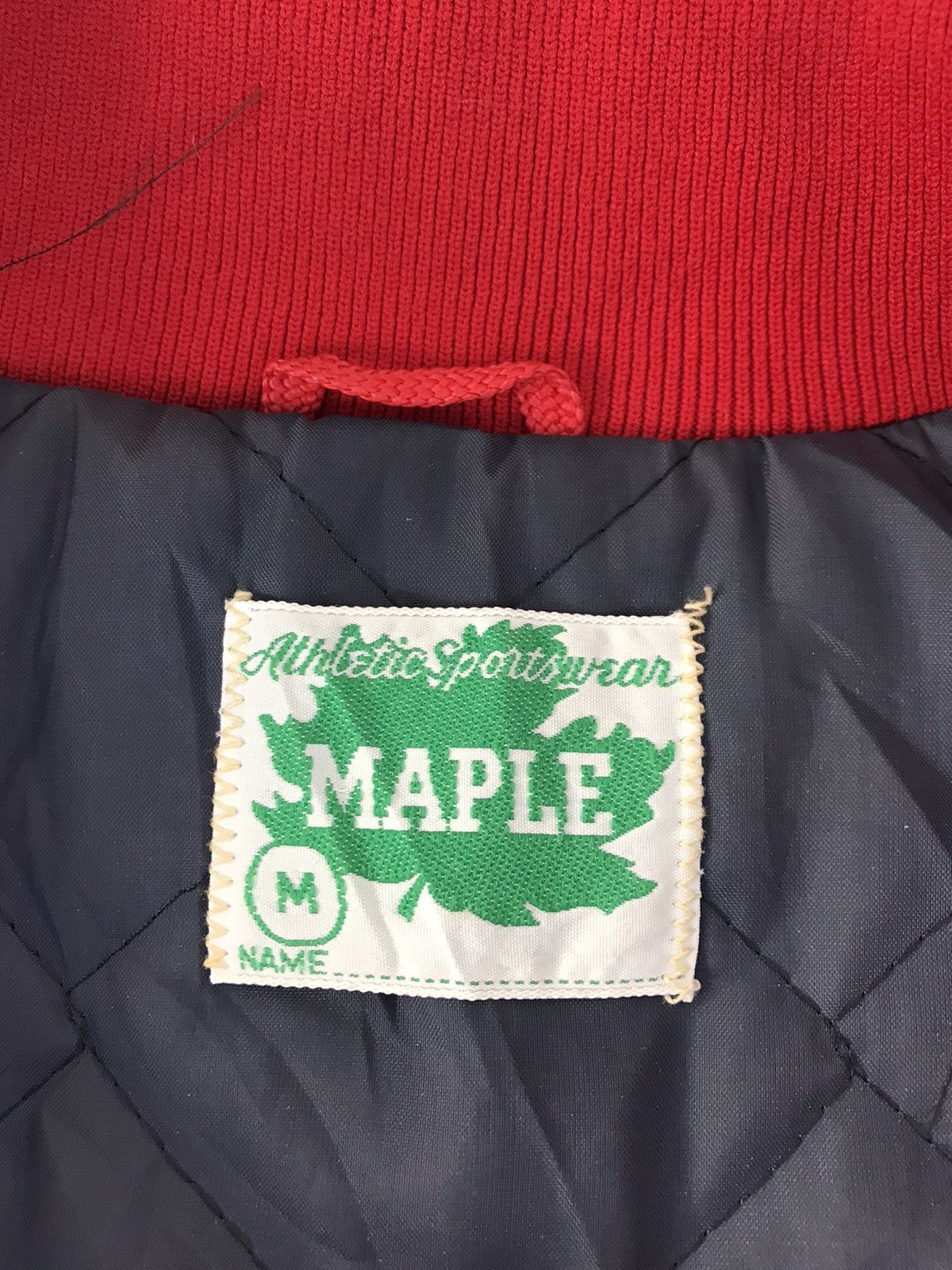 Vintage 90s Maple Athletic Sportwear Pennsylvana Varsity Jacket Size US M / EU 48-50 / 2 - 4 Thumbnail