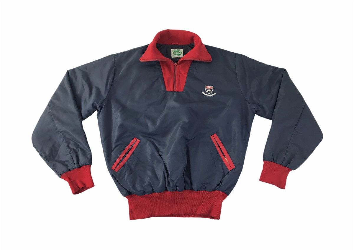 Vintage 90s Maple Athletic Sportwear Pennsylvana Varsity Jacket Size US M / EU 48-50 / 2 - 1 Thumbnail