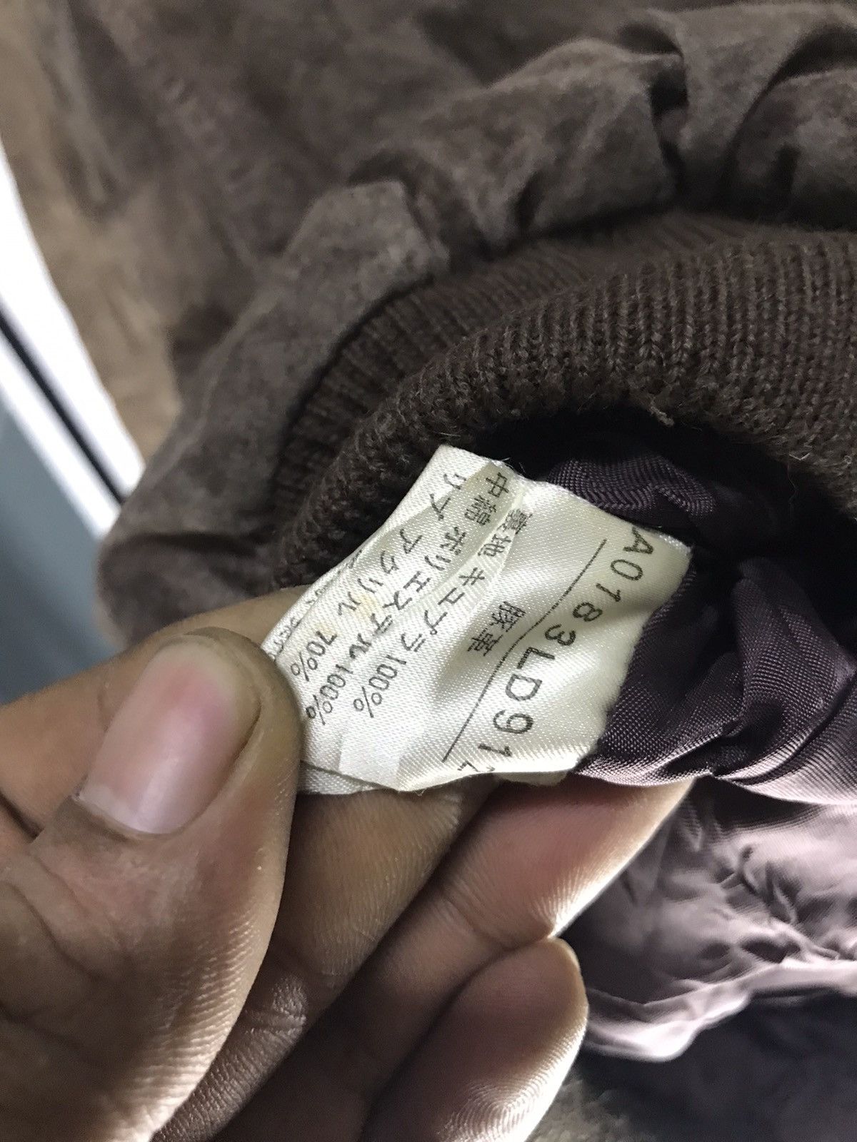 Melrose × Vintage Melrose back embroidered leather zipper jacket Size US L / EU 52-54 / 3 - 5 Thumbnail