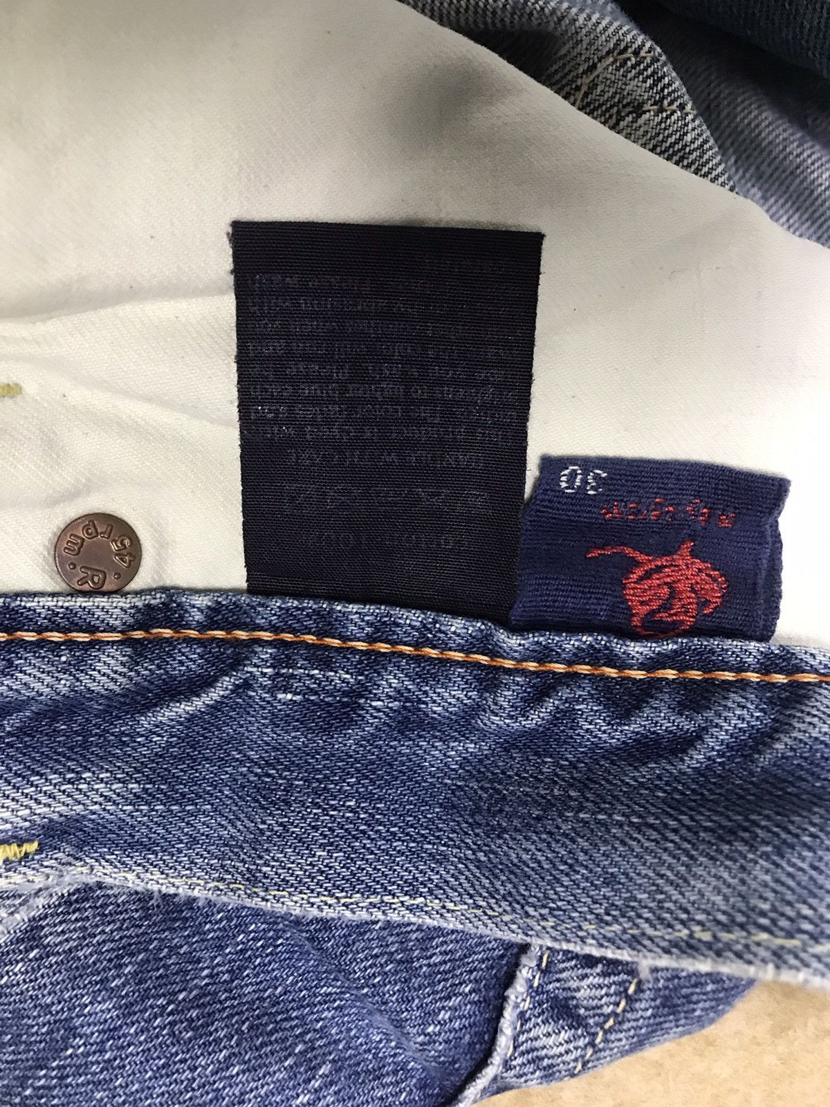 45rpm × Japanese Brand 45rpm Non Selvedge Denim Size 30x32 Size US 30 / EU 46 - 7 Thumbnail