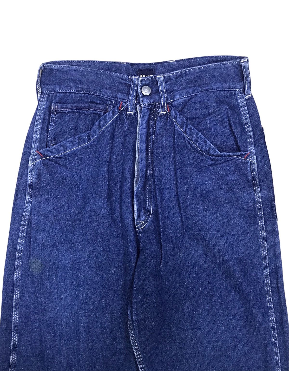 45rpm × Japanese Brand 45Rpm Worker Denim Size 29 Size US 29 - 3 Thumbnail