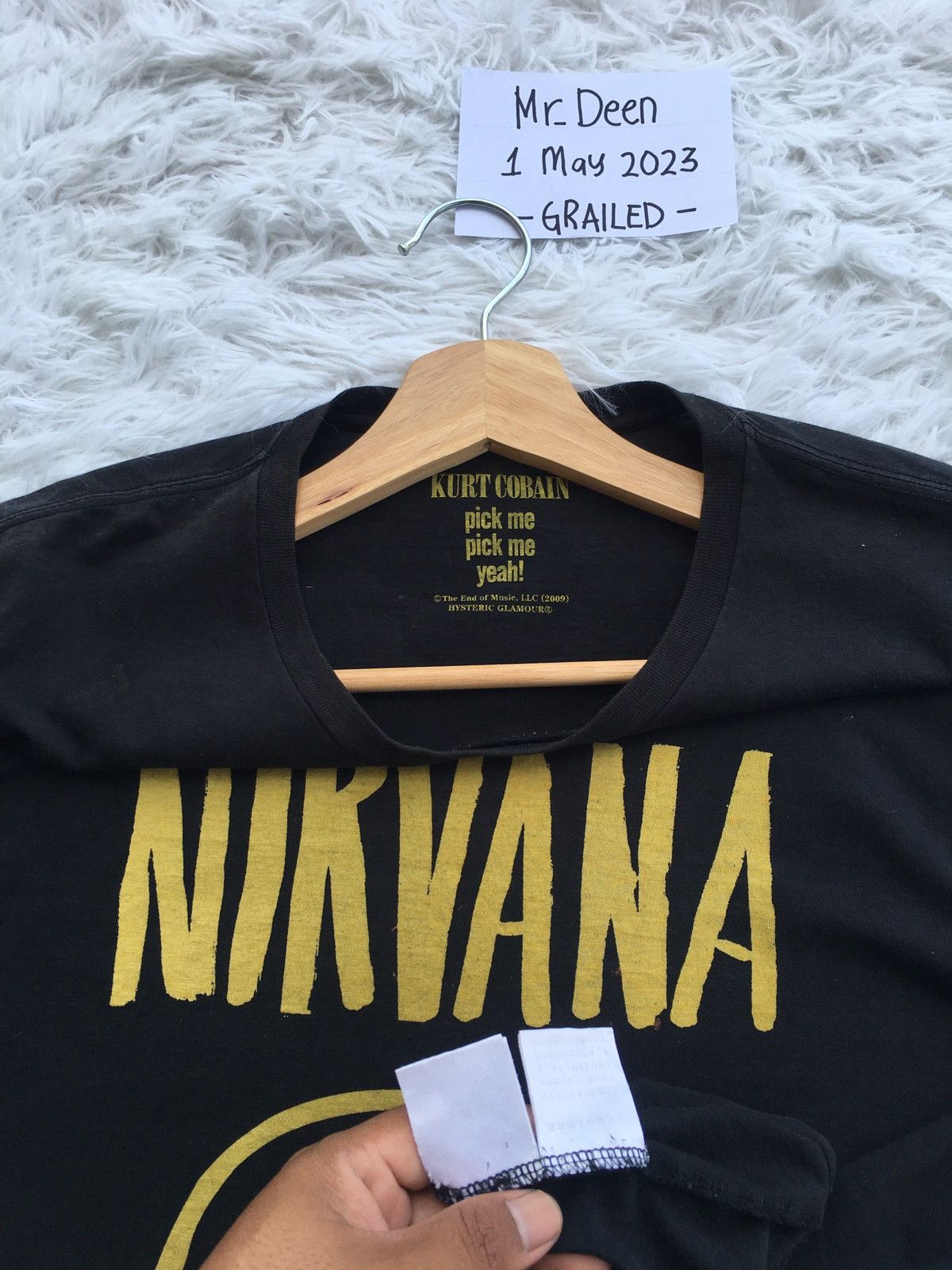 Hysteric Glamour Rare Hysteric Glamour x Nirvana Nevermind Tshirt Size US M / EU 48-50 / 2 - 10 Thumbnail