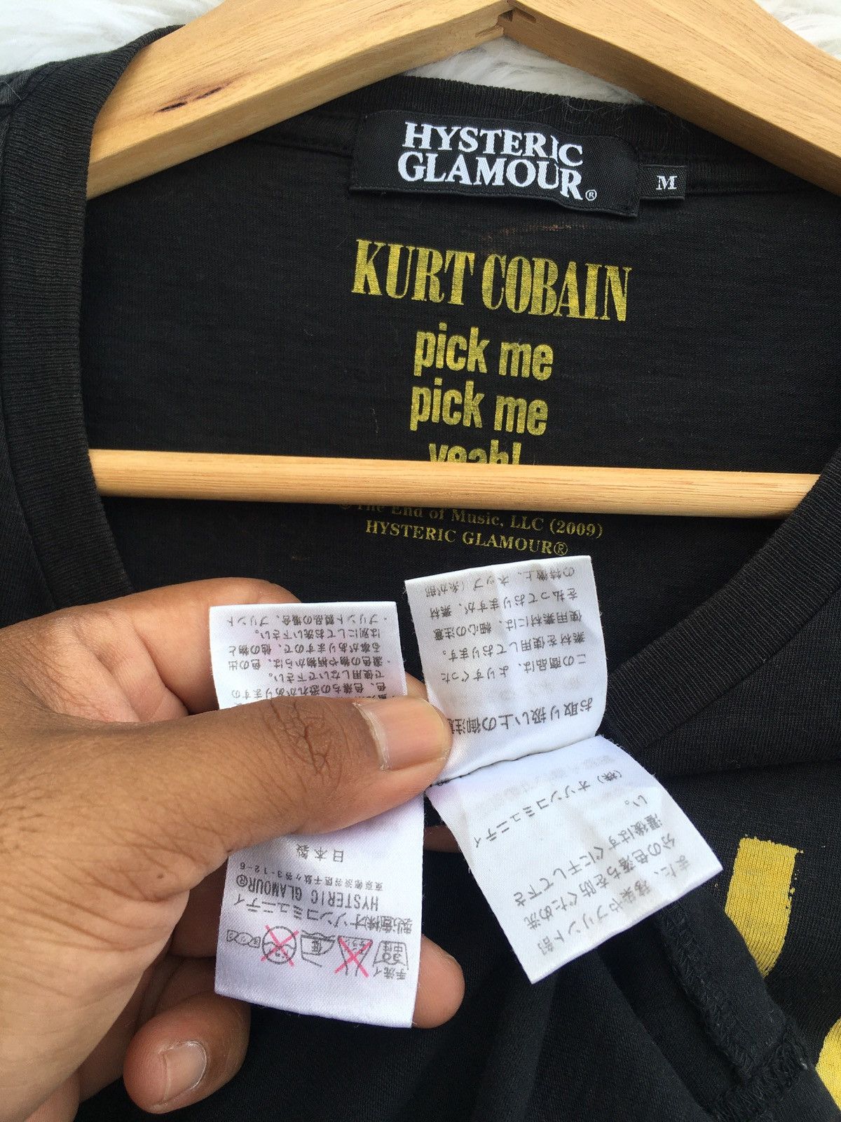 Hysteric Glamour Rare Hysteric Glamour x Nirvana Nevermind Tshirt Size US M / EU 48-50 / 2 - 12 Thumbnail
