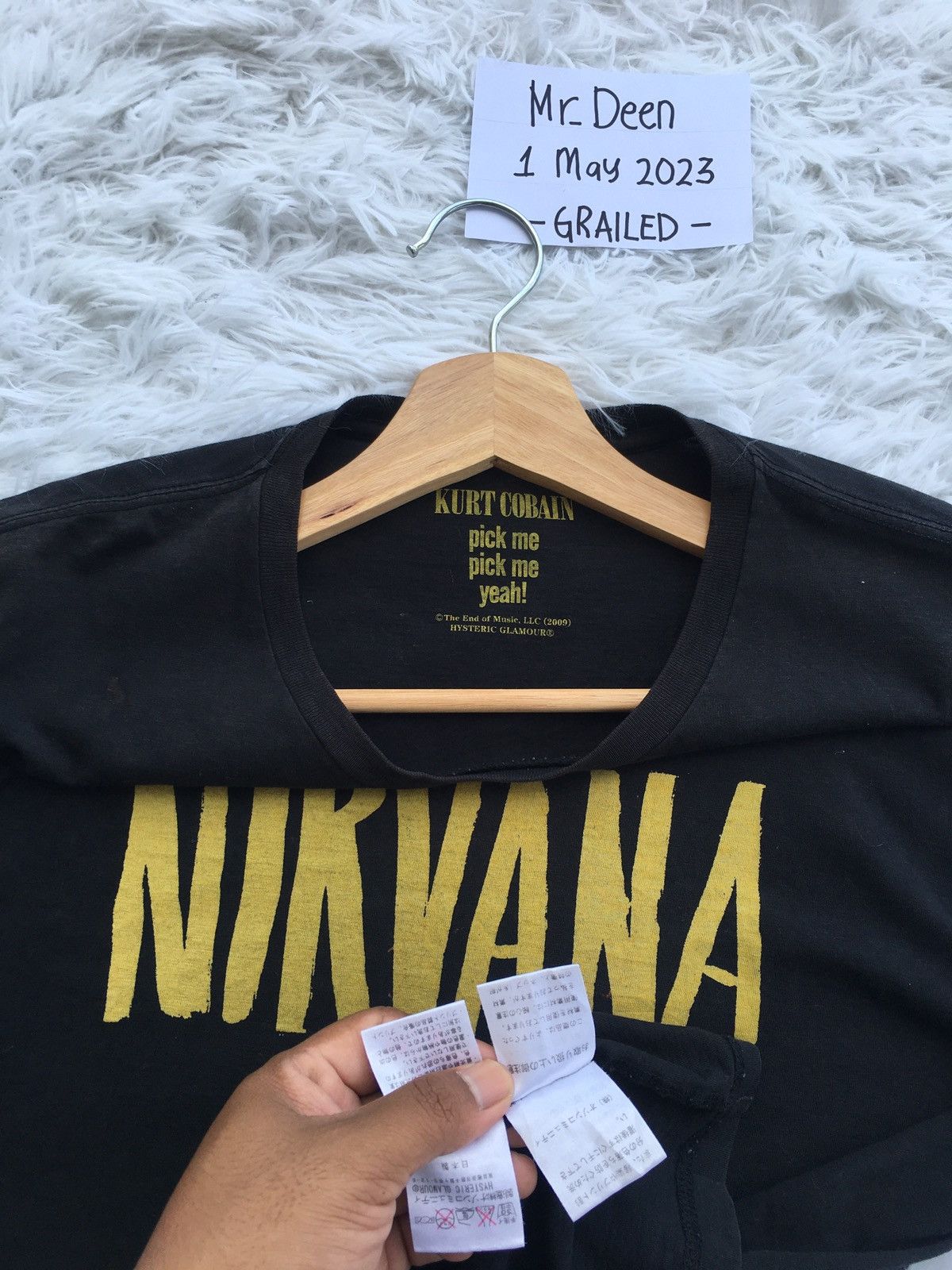 Hysteric Glamour Rare Hysteric Glamour x Nirvana Nevermind Tshirt Size US M / EU 48-50 / 2 - 11 Thumbnail
