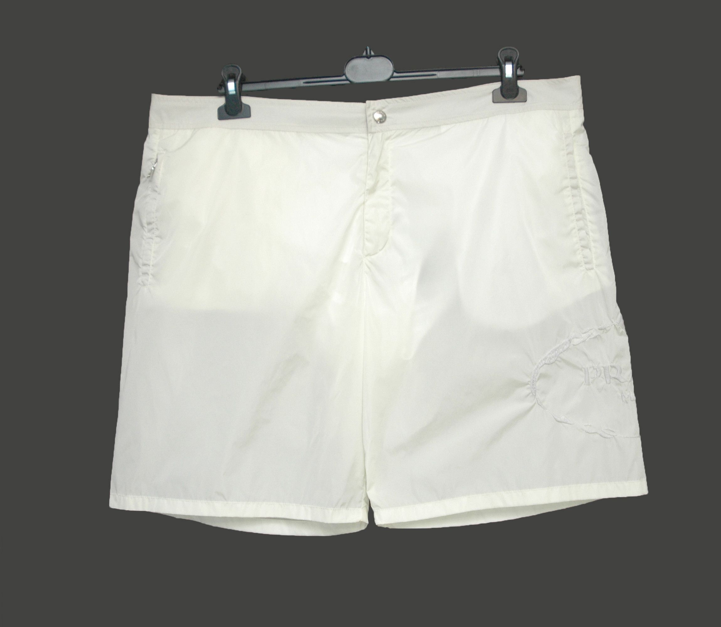 image of NWT Prada Vintage Nylon Swim Short Made In Italy in White, Men's (Size 40)