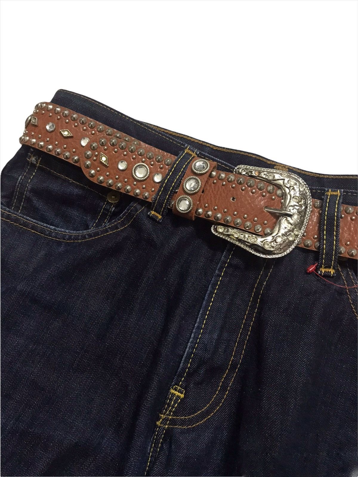 Vintage 💥Vintage Japanese Swarovski Studs Belt Size ONE SIZE - 3 Thumbnail
