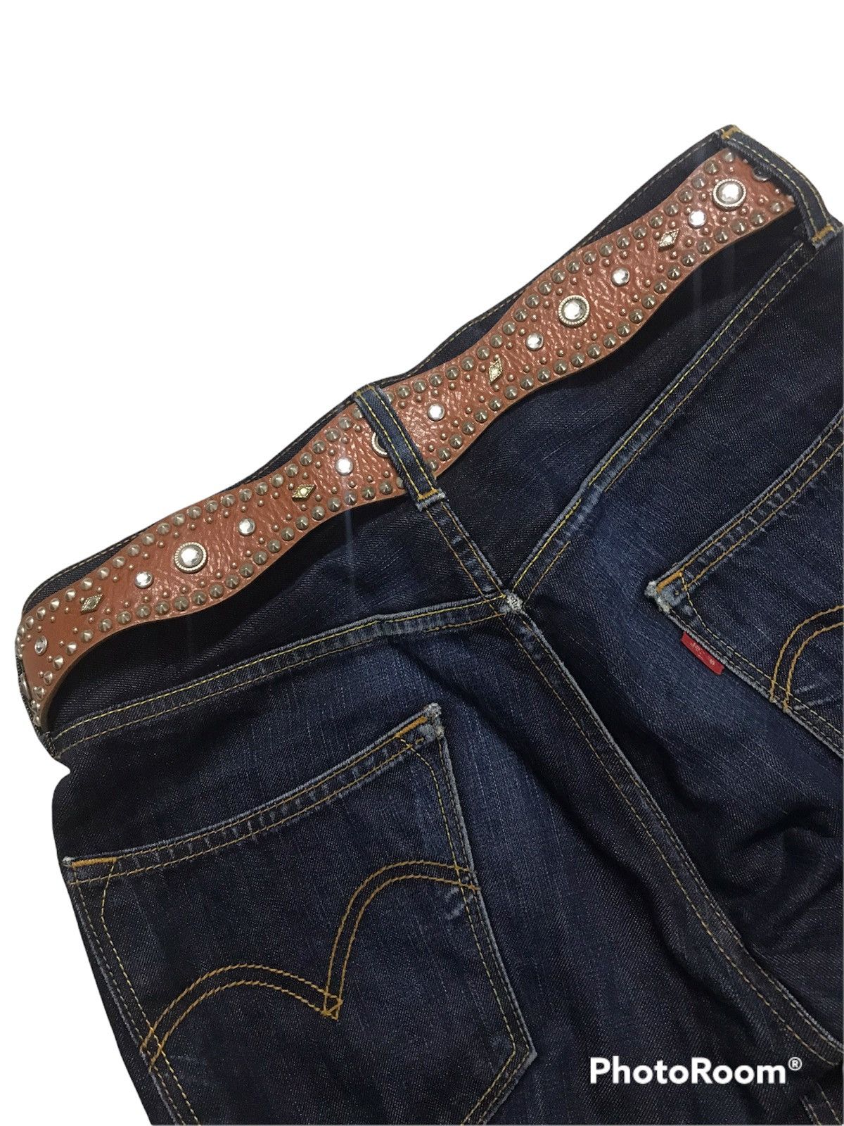 Vintage 💥Vintage Japanese Swarovski Studs Belt Size ONE SIZE - 8 Thumbnail