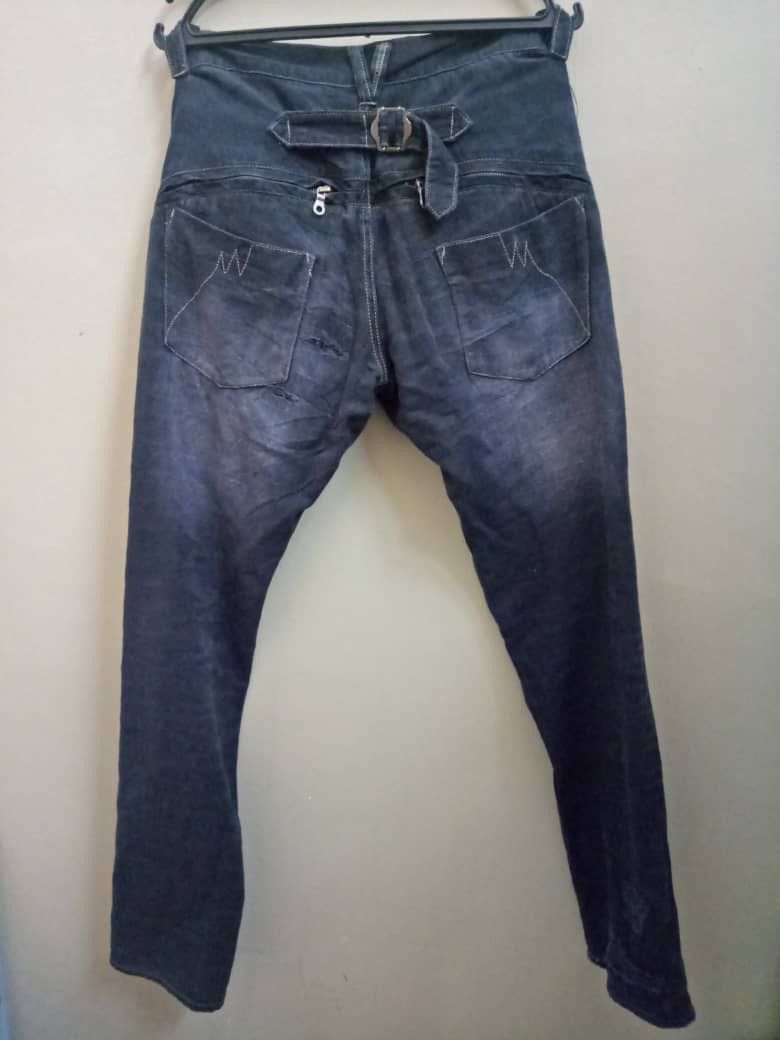 Japanese Brand × PPFM × Seditionaries PPFM Super Rare Punk Design Denim Pants / Bondage Pants Size US 31 - 2 Thumbnail