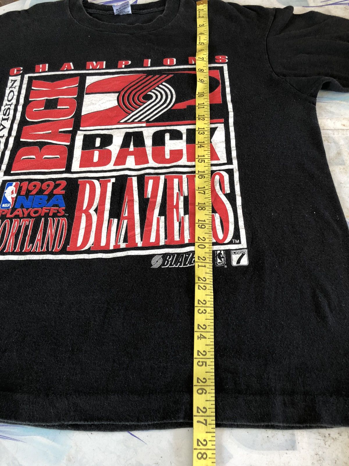 Fruit Of The Loom × NBA × Vintage Vintage 92 Portland Blazers NBA Back 2 Back Champions Size US L / EU 52-54 / 3 - 6 Thumbnail