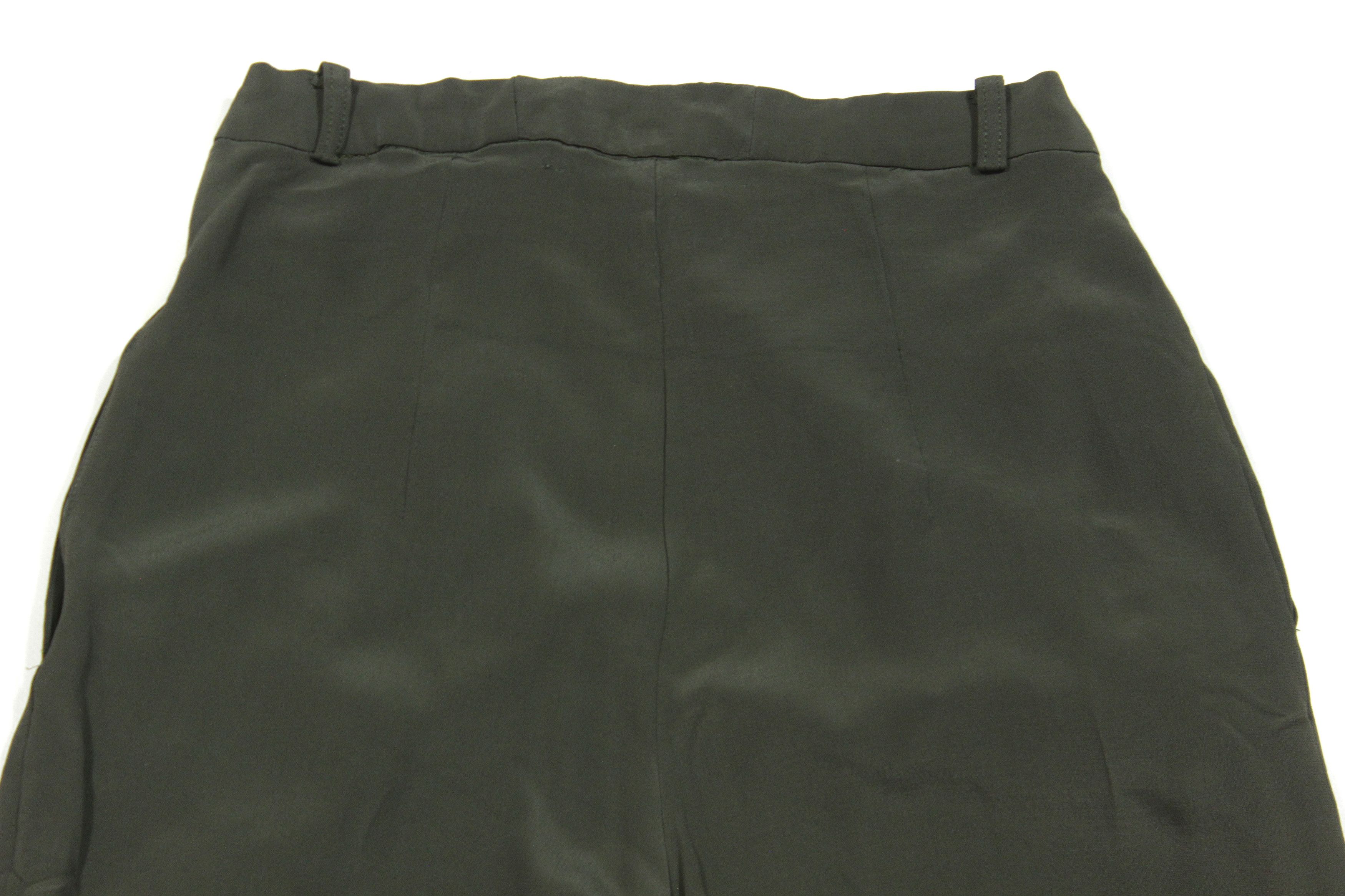 Yohji Yamamoto 90S Archive Nylon Silk Oversize Cropped Pants Vintage Size 28" / US 6 / IT 42 - 4 Thumbnail