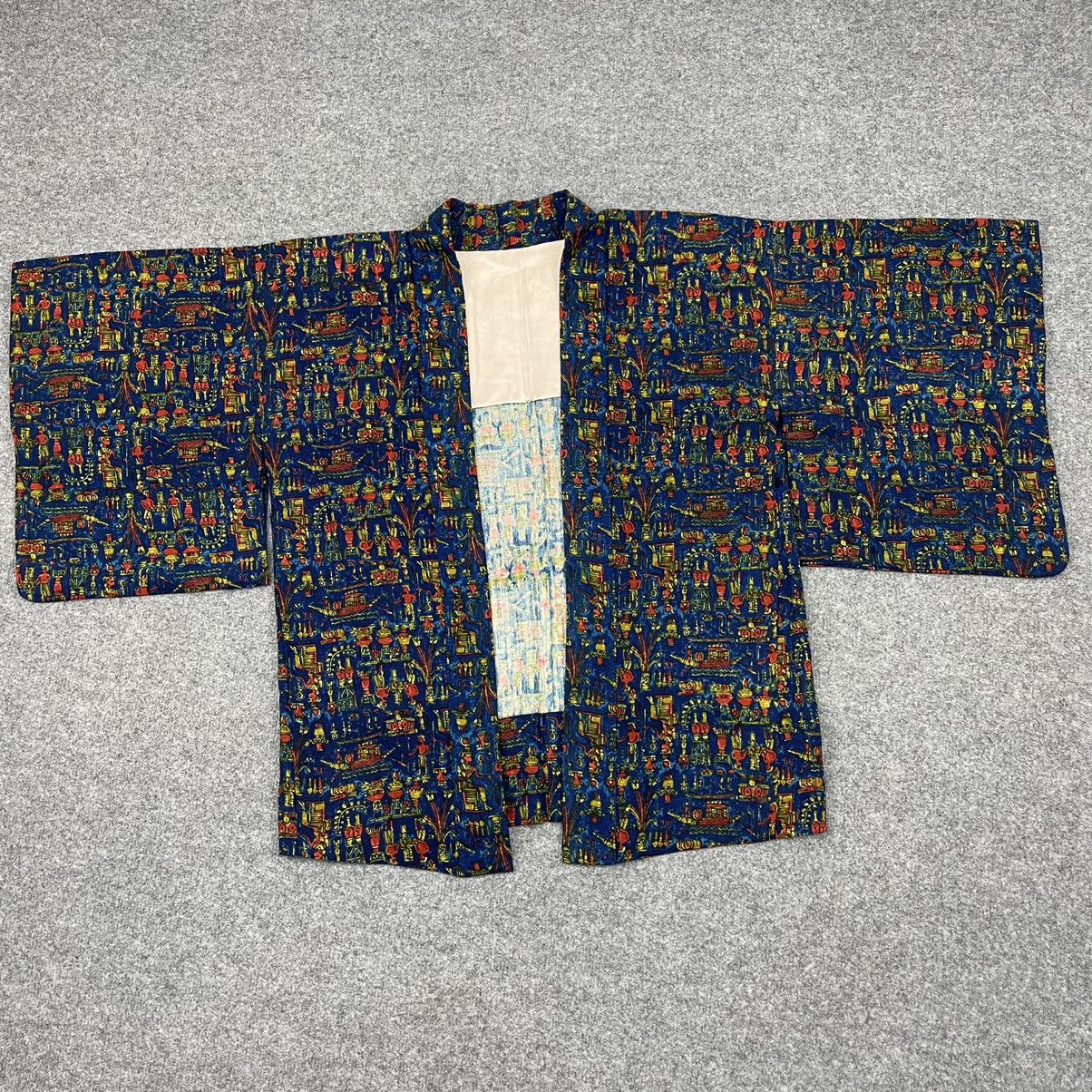 Vintage Japanese Traditional Ancient People Kimono