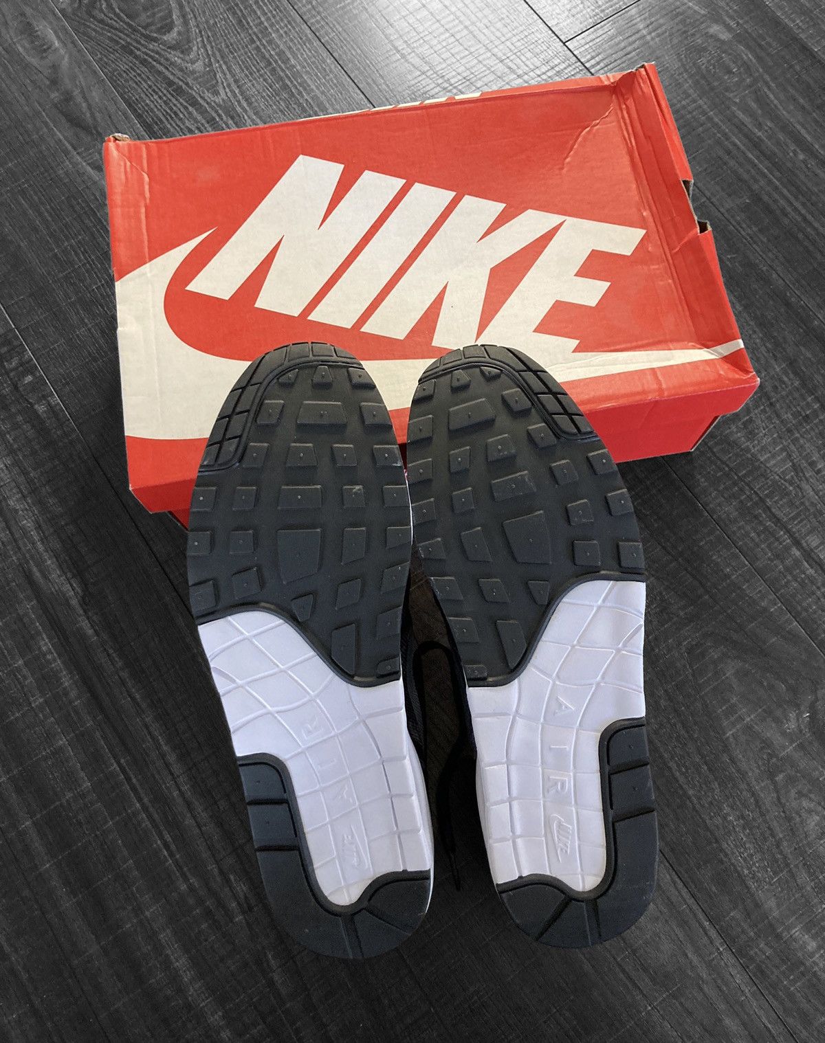 Nike NIKE Air Max 1 Prm Tape Black Camo Size US 12 / EU 45 - 3 Thumbnail