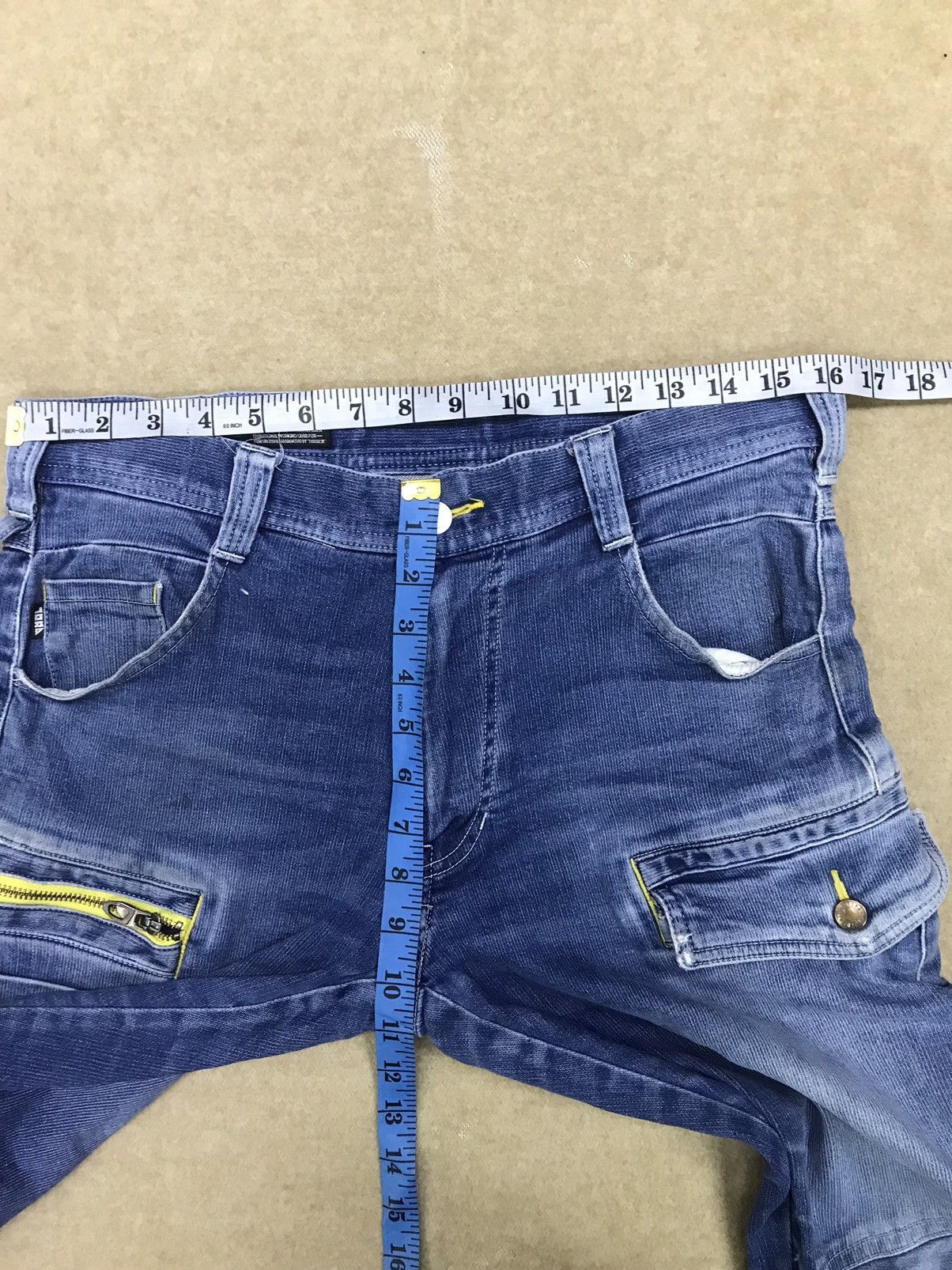 Japanese Brand Toraichi Japan Multi pocket Bike Denim Size 32 Distressed Size US 32 / EU 48 - 13 Thumbnail