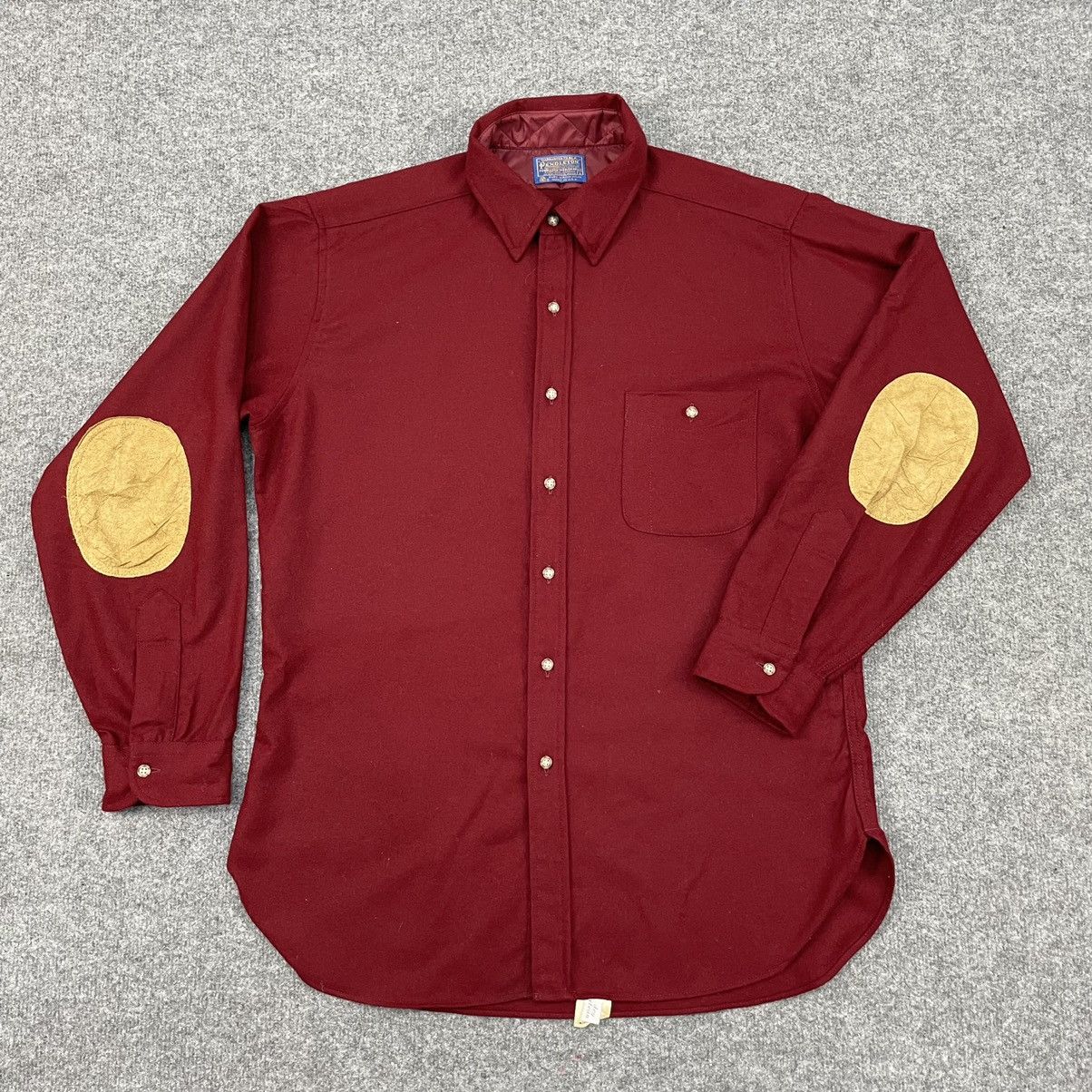 Pendleton × Vintage Vintage Pendleton Virgin Wool Button Up Shirt Size US L / EU 52-54 / 3 - 1 Thumbnail