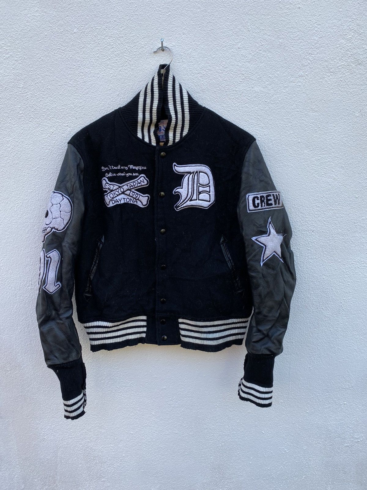 Daytona Vintage Rare Daytona Racing Embroidery Varsity jacket Size US M / EU 48-50 / 2 - 1 Thumbnail