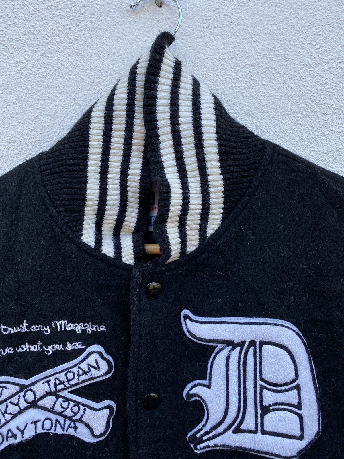 Daytona Vintage Rare Daytona Racing Embroidery Varsity jacket Size US M / EU 48-50 / 2 - 16 Thumbnail