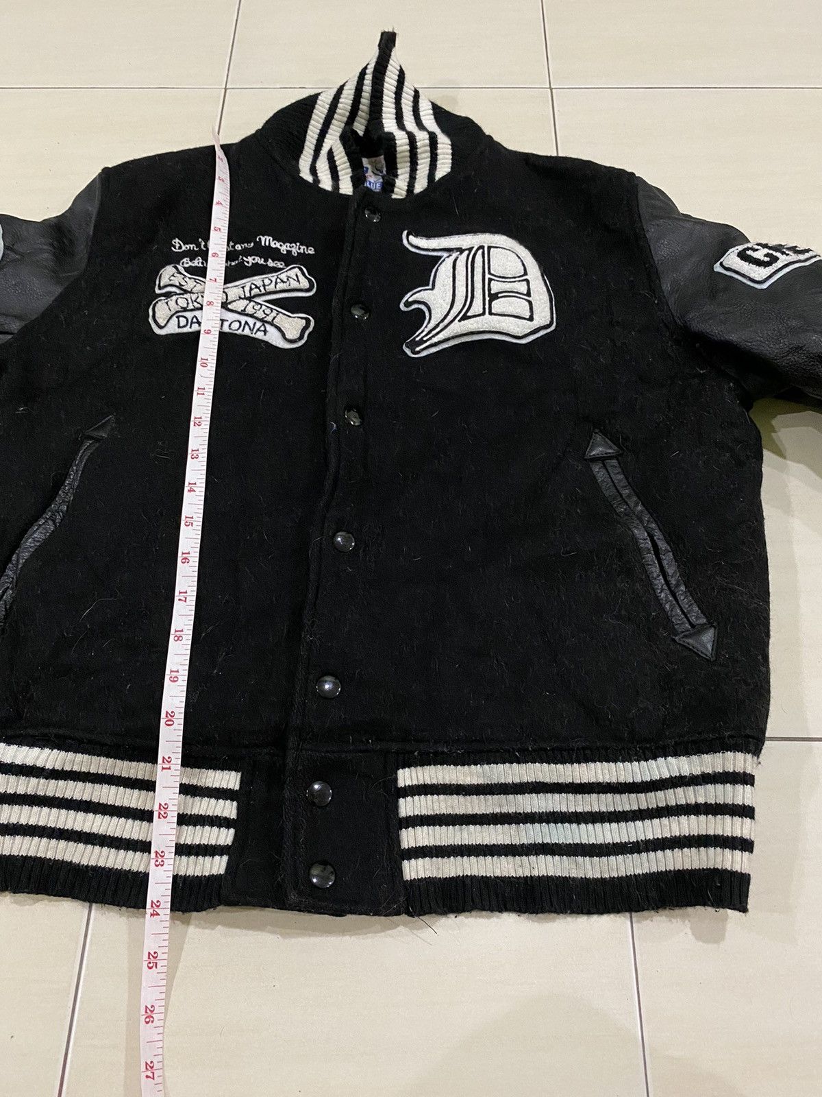 Daytona Vintage Rare Daytona Racing Embroidery Varsity jacket Size US M / EU 48-50 / 2 - 23 Thumbnail
