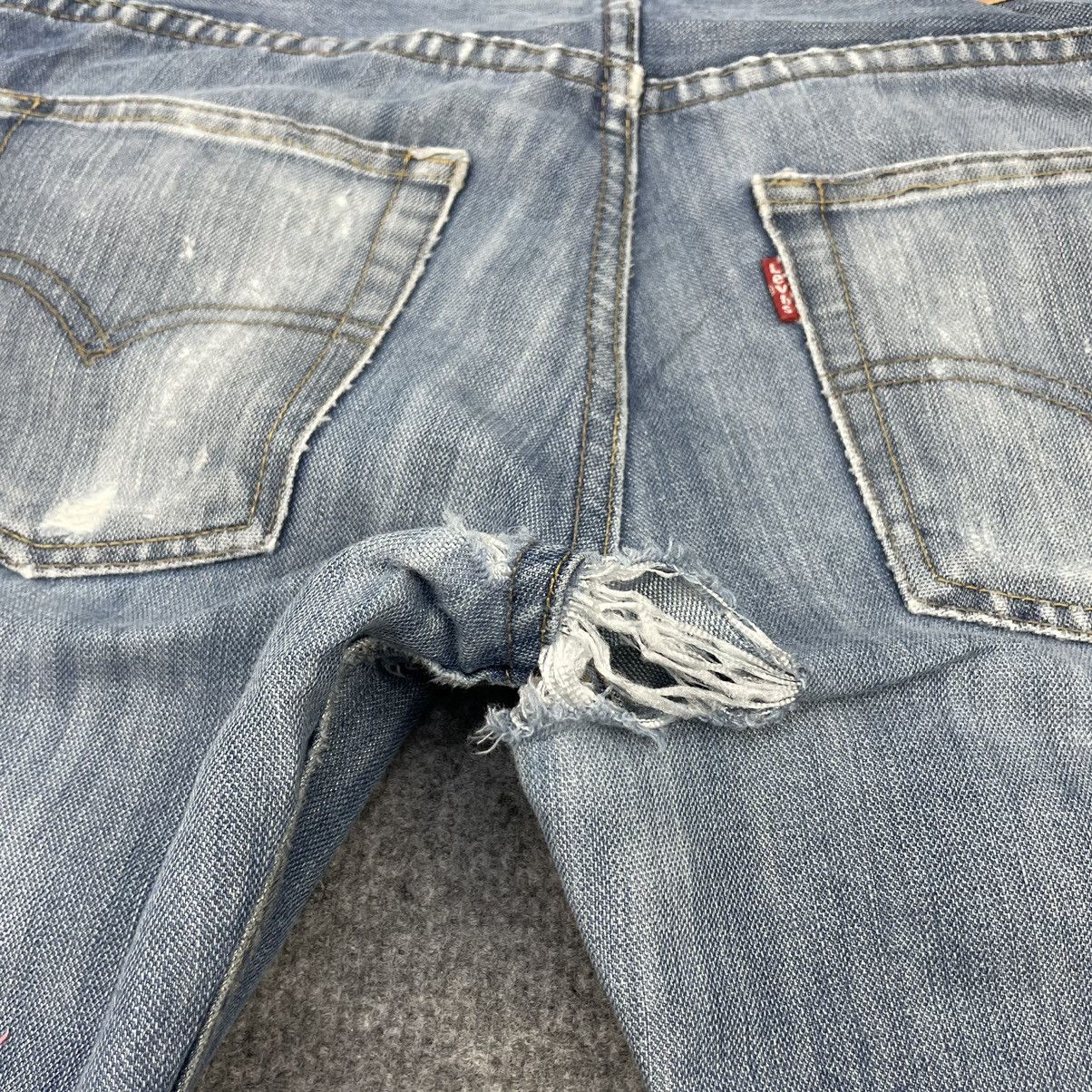 Levi's × Vintage Vintage Levi's 511 Distressed Light Wash Slim Fit -wc061 Size US 30 / EU 46 - 9 Thumbnail