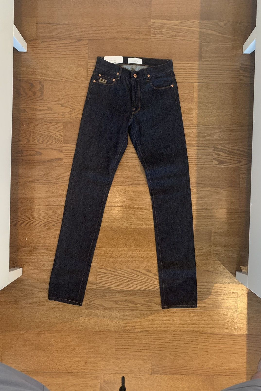 image of April 77 Heavy Dictator Vibrator Sz. 26 Skinny Jeans Denim Blue Raw, Men's