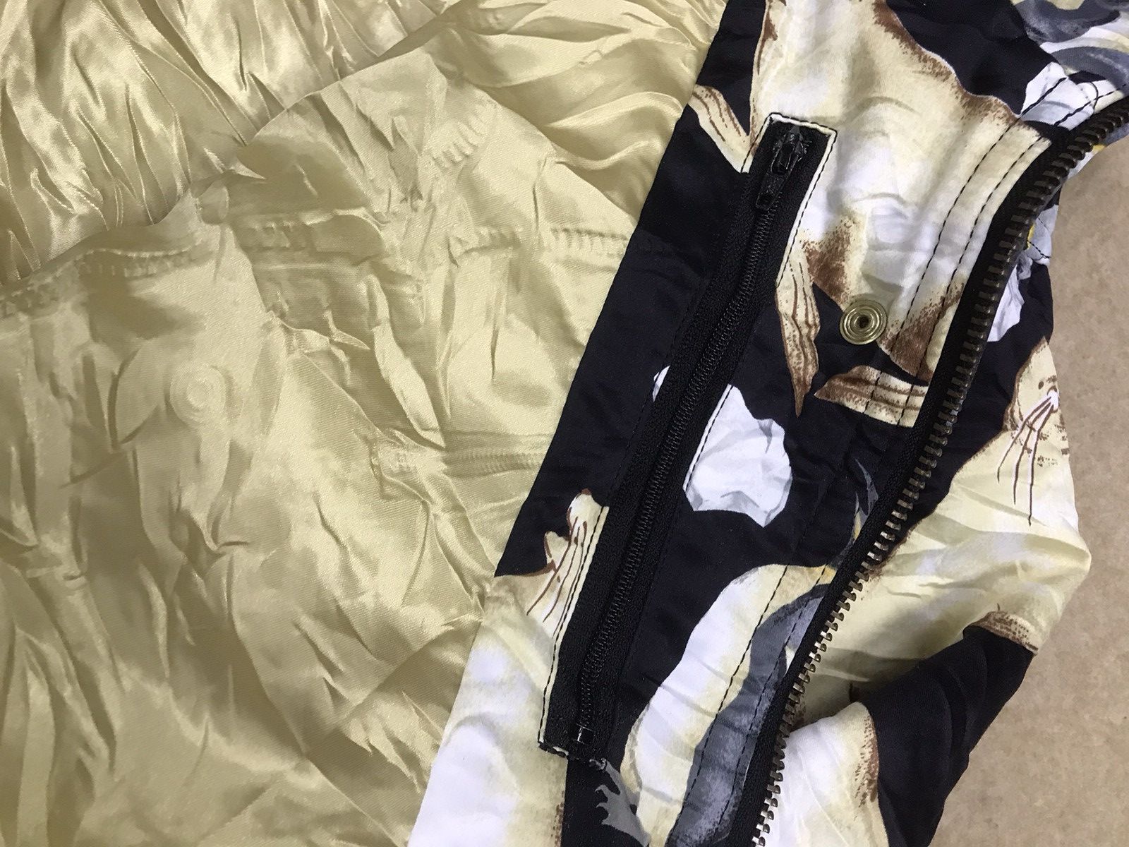 Japanese Brand × Kensho Abe × Vintage Kensho Abe Winter Animal Over Print Puffer Hoodie Jacket Size US M / EU 48-50 / 2 - 11 Thumbnail