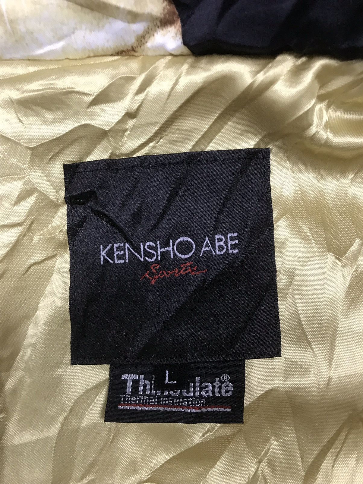 Japanese Brand × Kensho Abe × Vintage Kensho Abe Winter Animal Over Print Puffer Hoodie Jacket Size US M / EU 48-50 / 2 - 13 Thumbnail