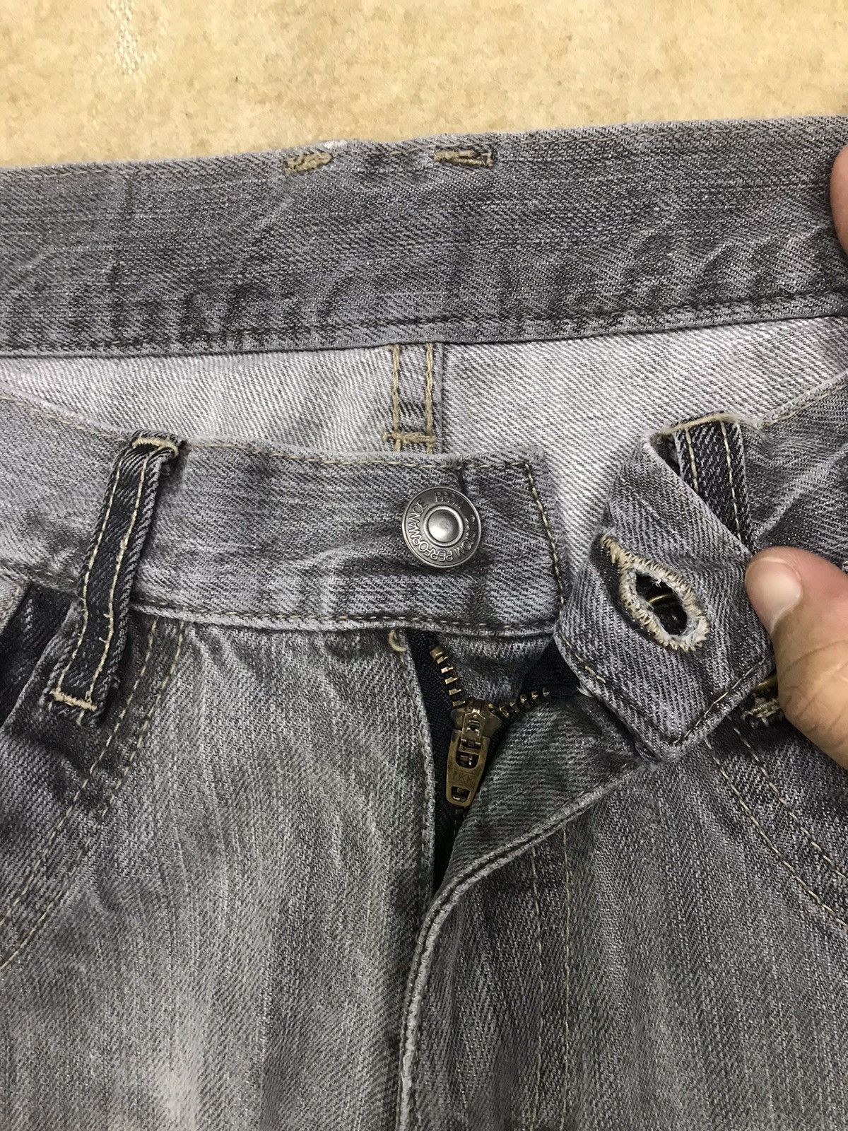 Japanese Brand Japanese Brand X PPFM designer Jeans Size 32" / US 10 / IT 46 - 6 Thumbnail