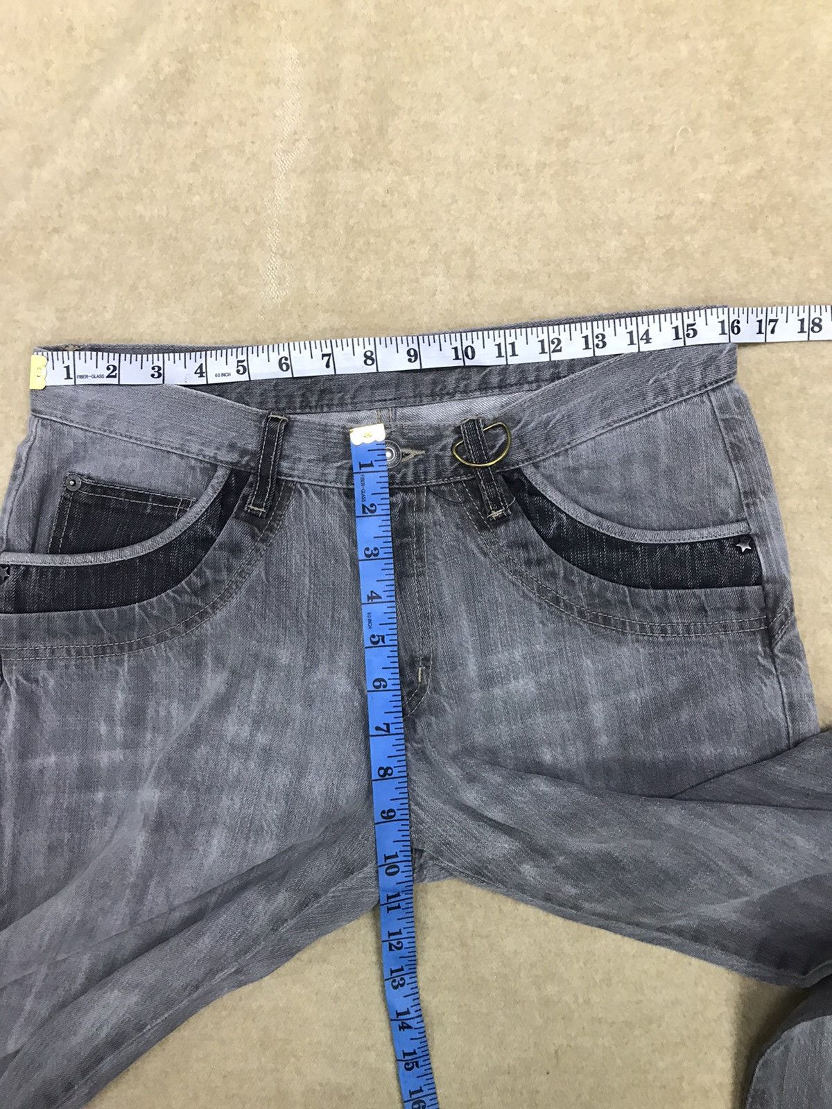 Japanese Brand Japanese Brand X PPFM designer Jeans Size 32" / US 10 / IT 46 - 8 Thumbnail