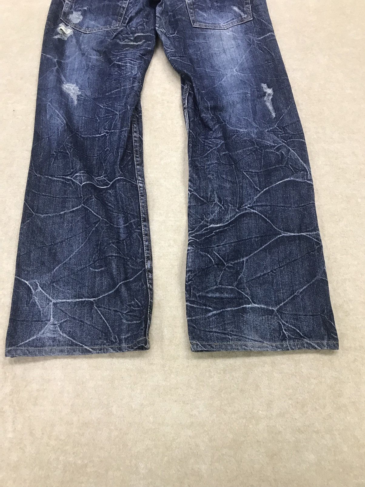 Japanese Brand Limited Design 🔥 Nylaus Double Waist Denim Size 32 Size US 32 / EU 48 - 3 Thumbnail
