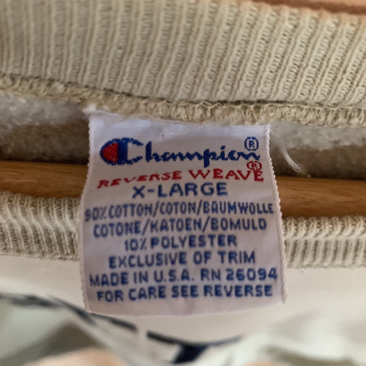 Champion VINTAGE CHAMPION SWEATSHIRT REVERSEWEAVE BETA EMBROIDERY Size US XL / EU 56 / 4 - 6 Thumbnail