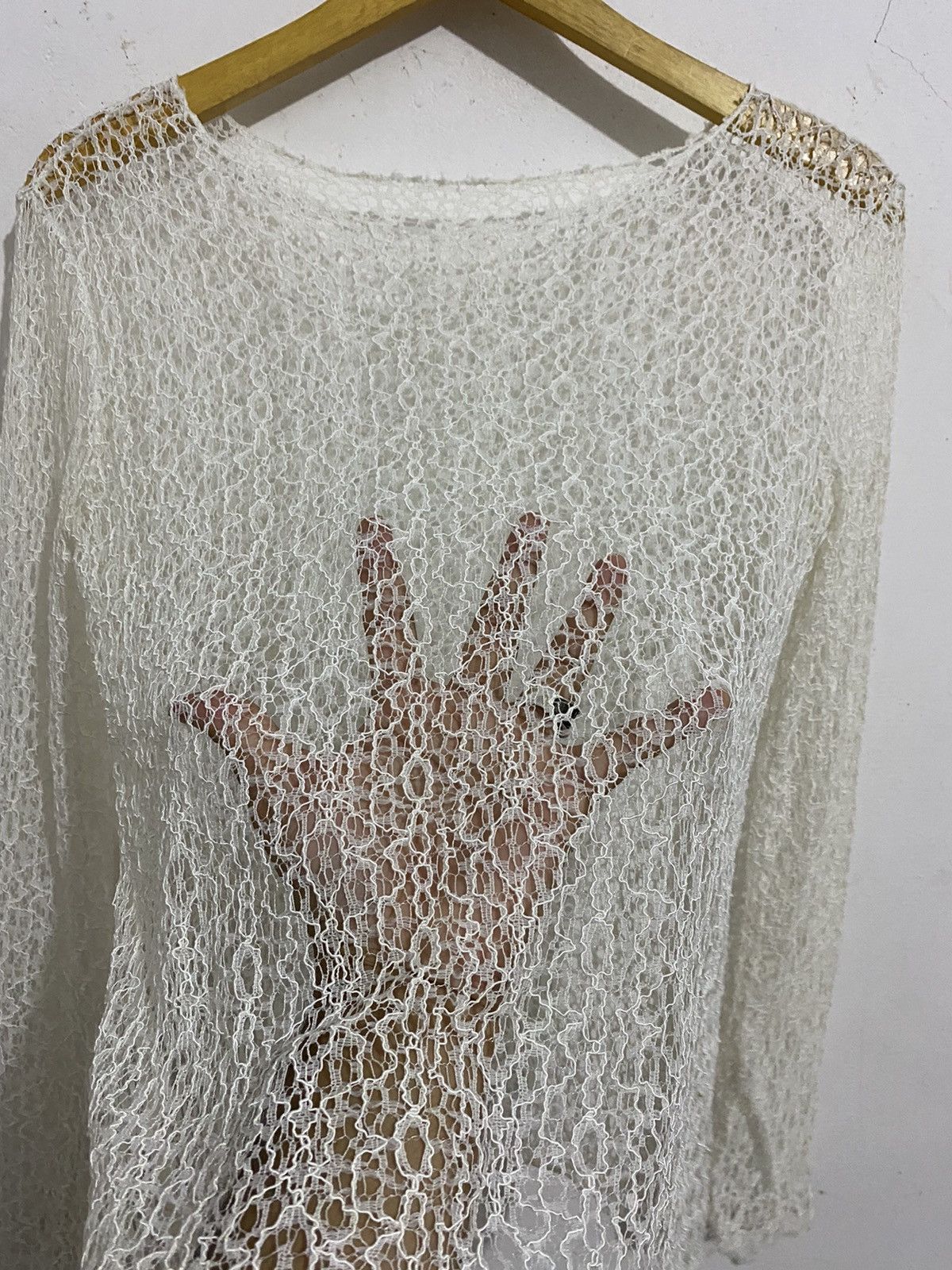If Six Was Nine × KMRii × Le Grande Bleu (L.G.B.) Japanese Brand Uknown Knitted Meshtop Grunge Size US S / EU 44-46 / 1 - 3 Thumbnail