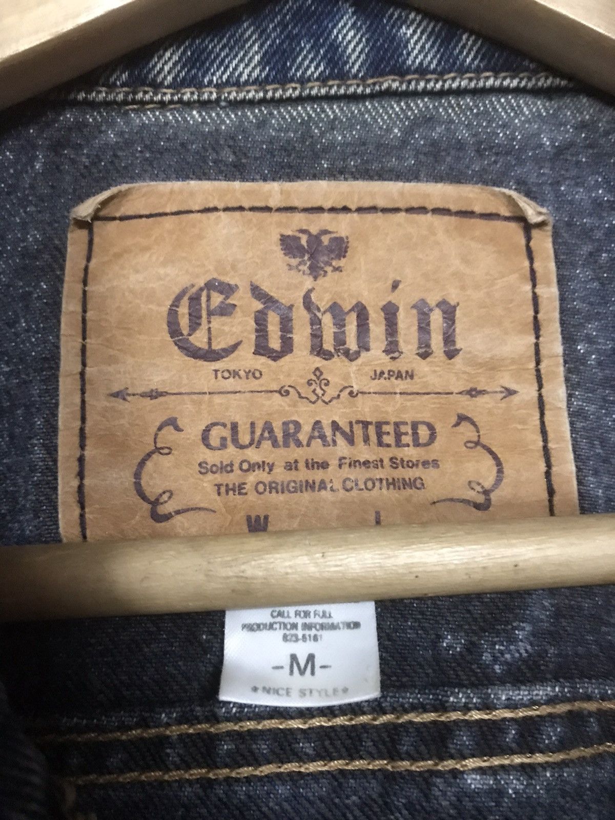 Edwin Edwin Denim Jeans Acid Wash Jaket Size US M / EU 48-50 / 2 - 7 Thumbnail