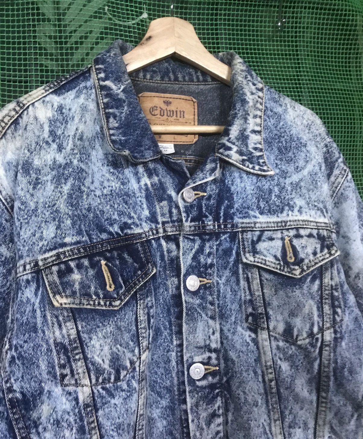 Edwin Edwin Denim Jeans Acid Wash Jaket Size US M / EU 48-50 / 2 - 3 Thumbnail