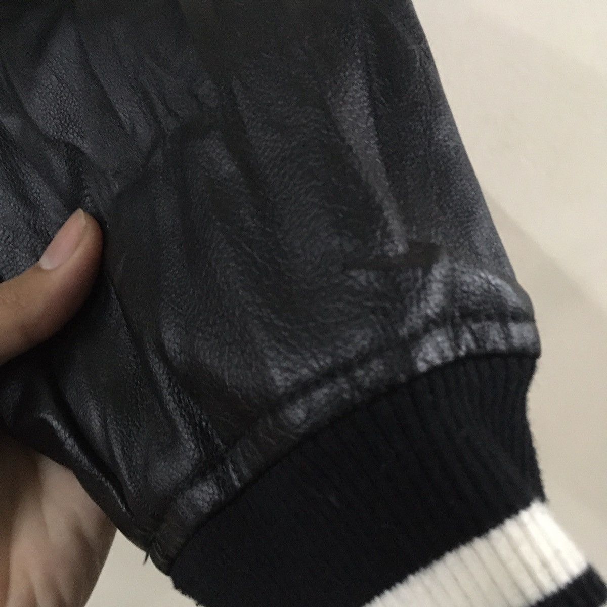 Japanese Brand Japanese Brand Varsity Leather Sleeve Size US M / EU 48-50 / 2 - 4 Thumbnail