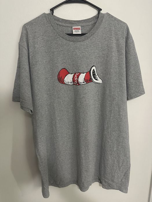 Supreme cat in the hat best sale tee white