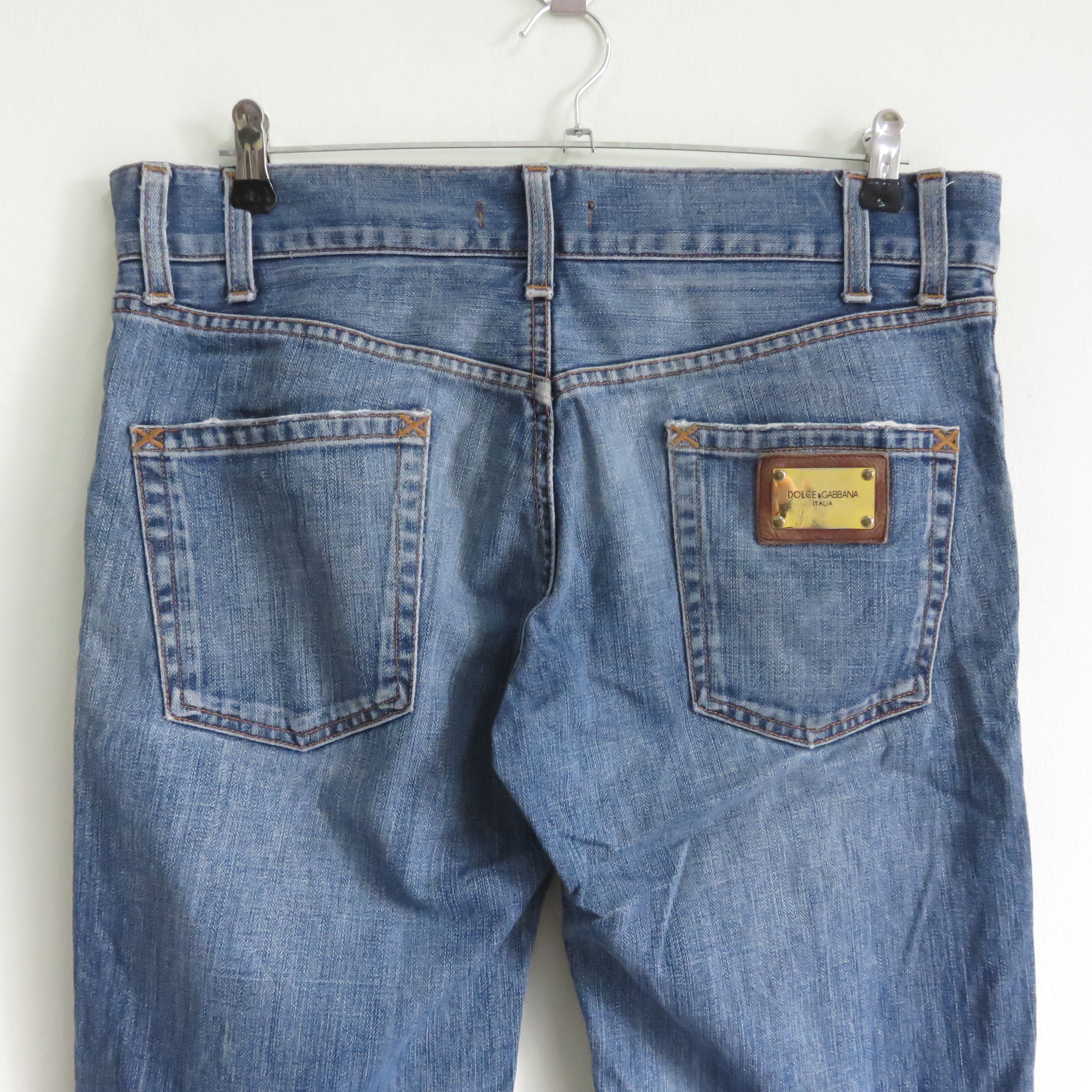 Dolce & Gabbana × Vintage Dolce & Gabbana 14 Classic Vintage Lampo Denim Jeans Size US 34 / EU 50 - 8 Thumbnail