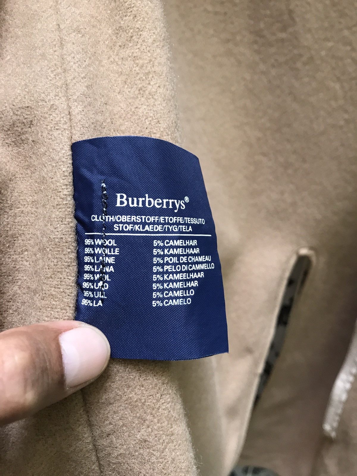 Burberry × Burberry Prorsum Burberry lining wool camelhair Size US M / EU 48-50 / 2 - 6 Thumbnail