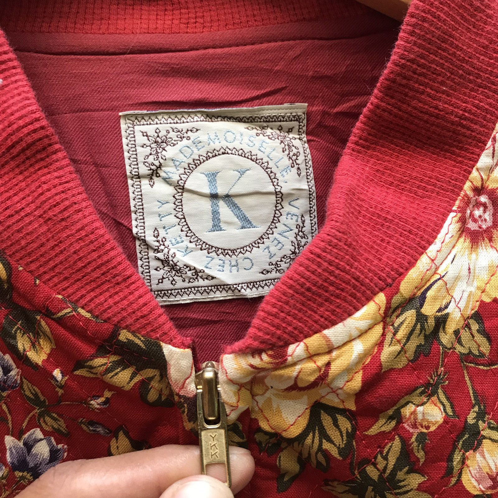 Designer × Japanese Brand 🔥Rare Mademoiselle Venez Chez Ketty Cotton Full Flower Size US M / EU 48-50 / 2 - 8 Thumbnail