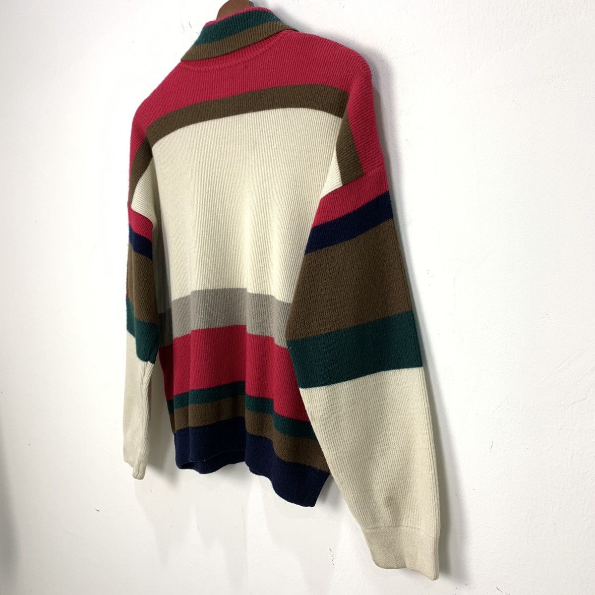 Aran Isles Knitwear × Designer SAINT JOIE Pullover Pure Knitwear Collar Sweatshirt Sweater Size US M / EU 48-50 / 2 - 14 Thumbnail