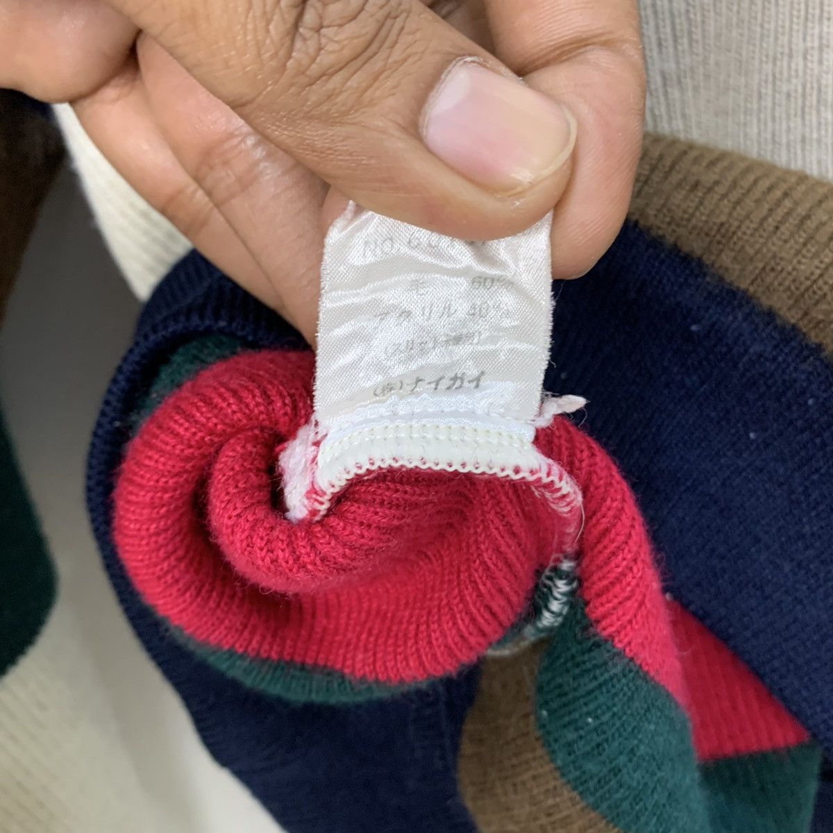 Aran Isles Knitwear × Designer SAINT JOIE Pullover Pure Knitwear Collar Sweatshirt Sweater Size US M / EU 48-50 / 2 - 17 Thumbnail