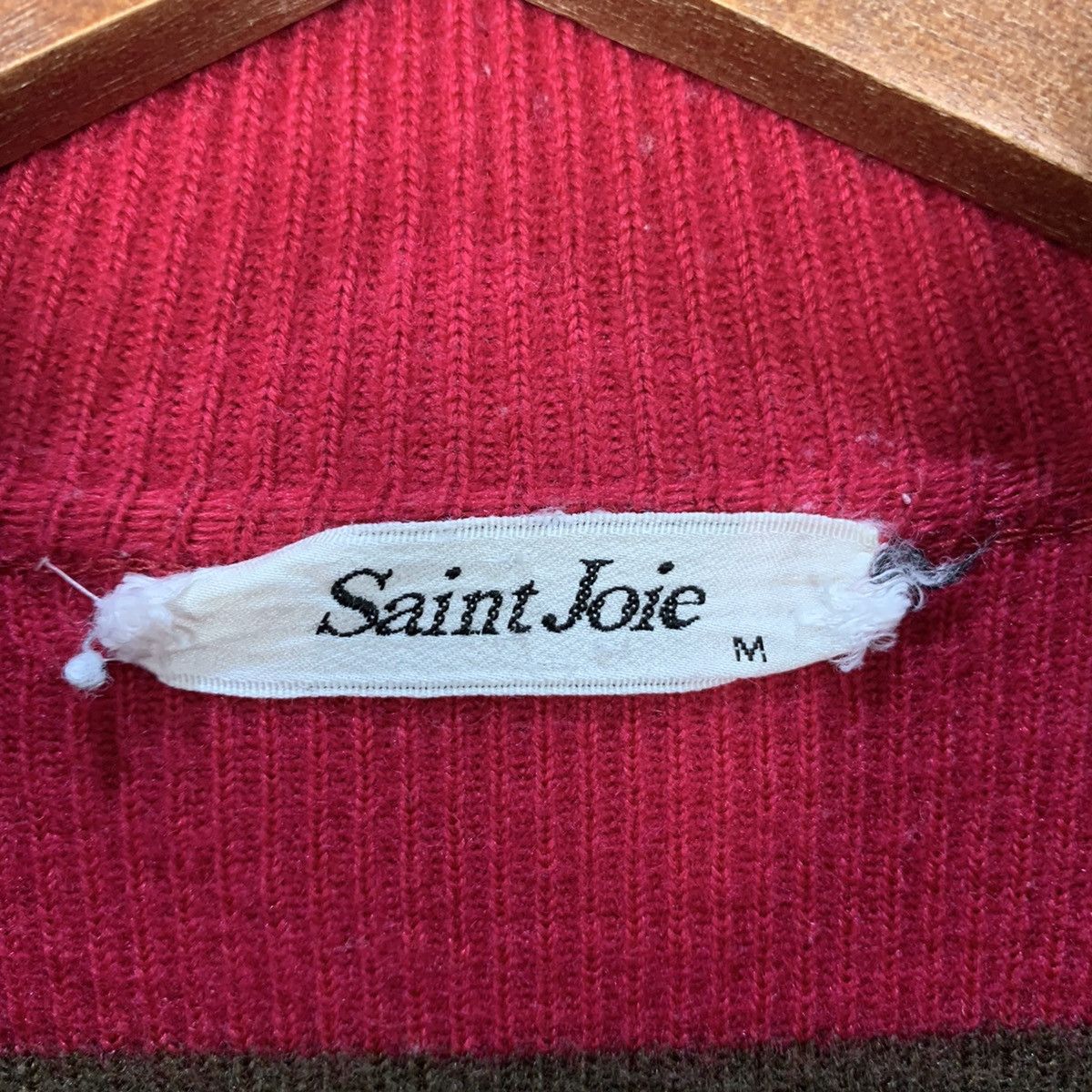 Aran Isles Knitwear × Designer SAINT JOIE Pullover Pure Knitwear Collar Sweatshirt Sweater Size US M / EU 48-50 / 2 - 15 Thumbnail