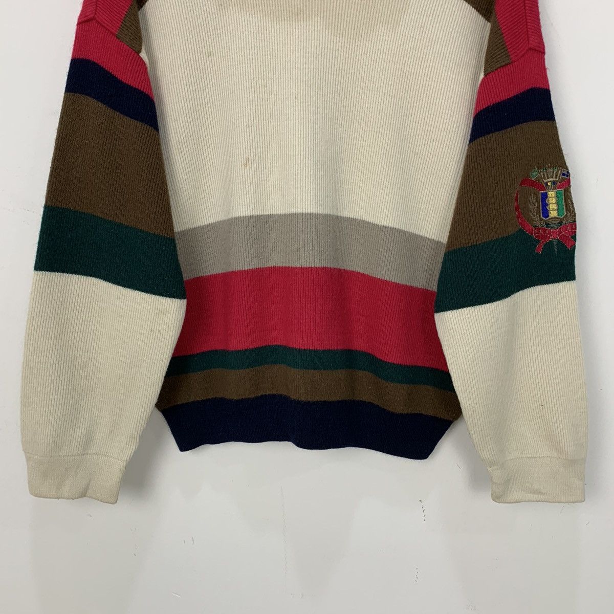 Aran Isles Knitwear × Designer SAINT JOIE Pullover Pure Knitwear Collar Sweatshirt Sweater Size US M / EU 48-50 / 2 - 4 Thumbnail