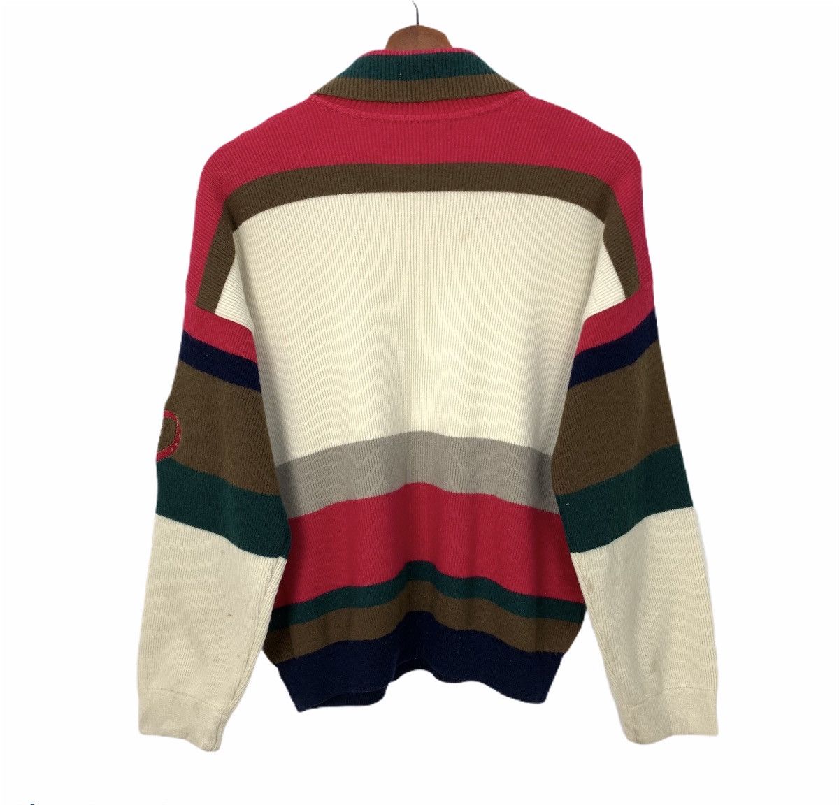 Aran Isles Knitwear × Designer SAINT JOIE Pullover Pure Knitwear Collar Sweatshirt Sweater Size US M / EU 48-50 / 2 - 2 Thumbnail